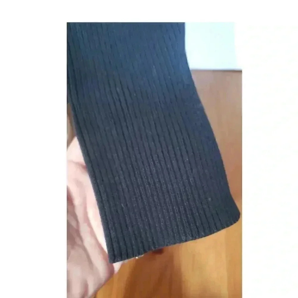 Tommy Hilfiger %100 cotton sweater womens size extra large black nautical - Picture 3 of 6
